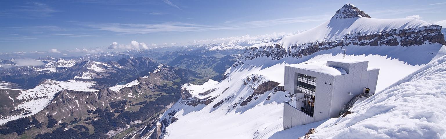Glacier 3000 restaurant Botta