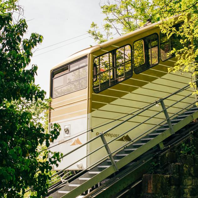 Funiculaire Territet Glion Montreux Riviera