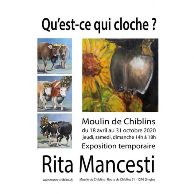 Ausstellung von Rita Mancesti - Moulin de Chiblins