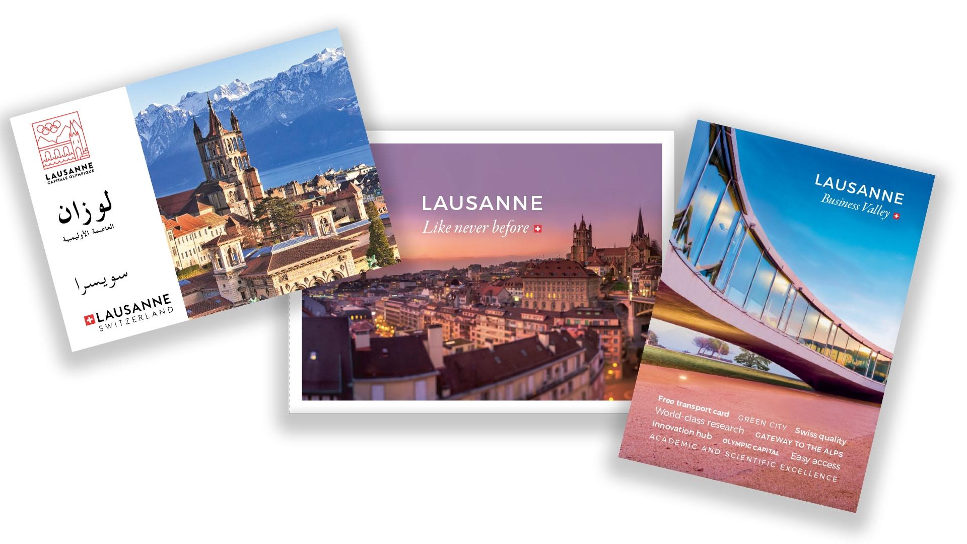 Business Broschüren - © Lausanne Tourisme Business Broschüren - © Lausanne Tourisme