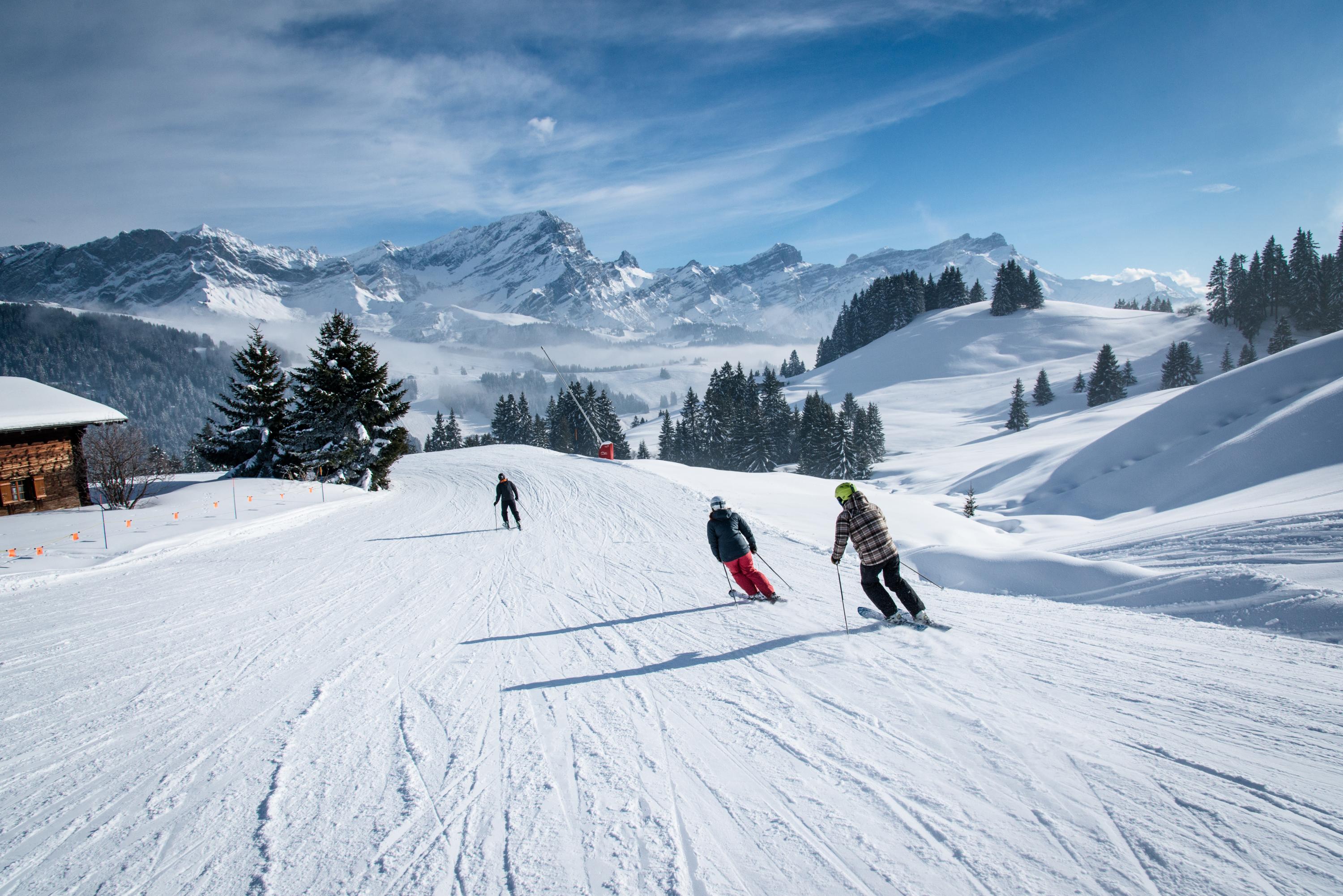 Ski, piste du Golf