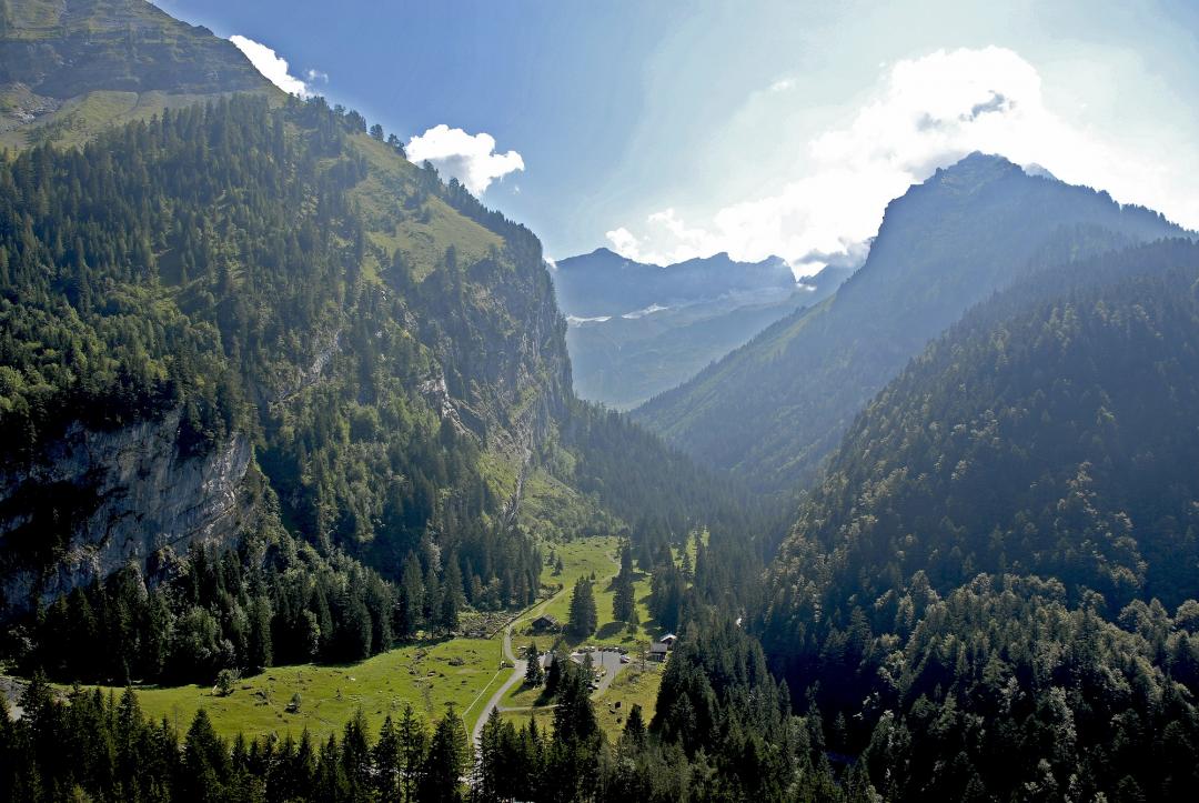 Das Naturschutzgebiet von Vallon de Nant.