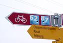 Panneau SuisseMobile - Vélo