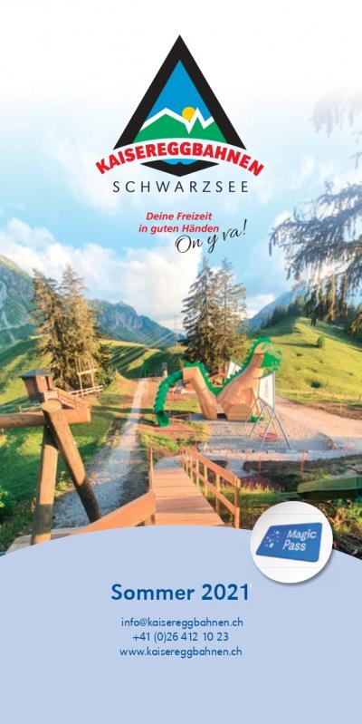 Sommerbroschüre Kaisereggbahnen DE 2021
