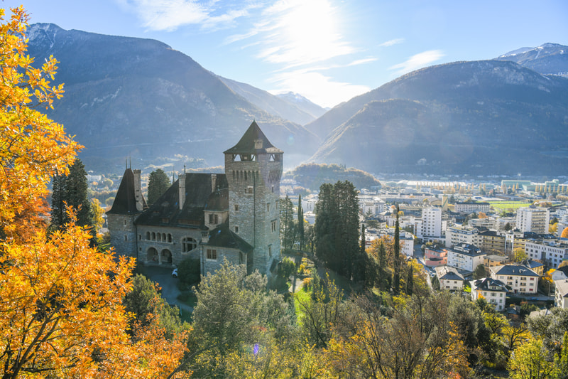 Château Mercier en automne
