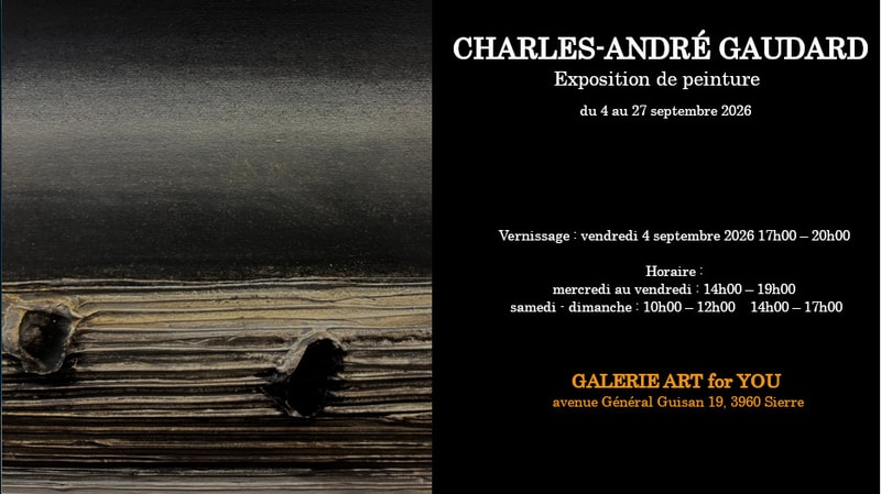 Exposition de peinture de Charles-André Gaudard