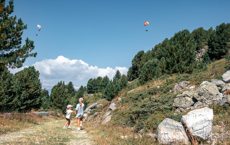 Sentier des marmottes à Vercorin