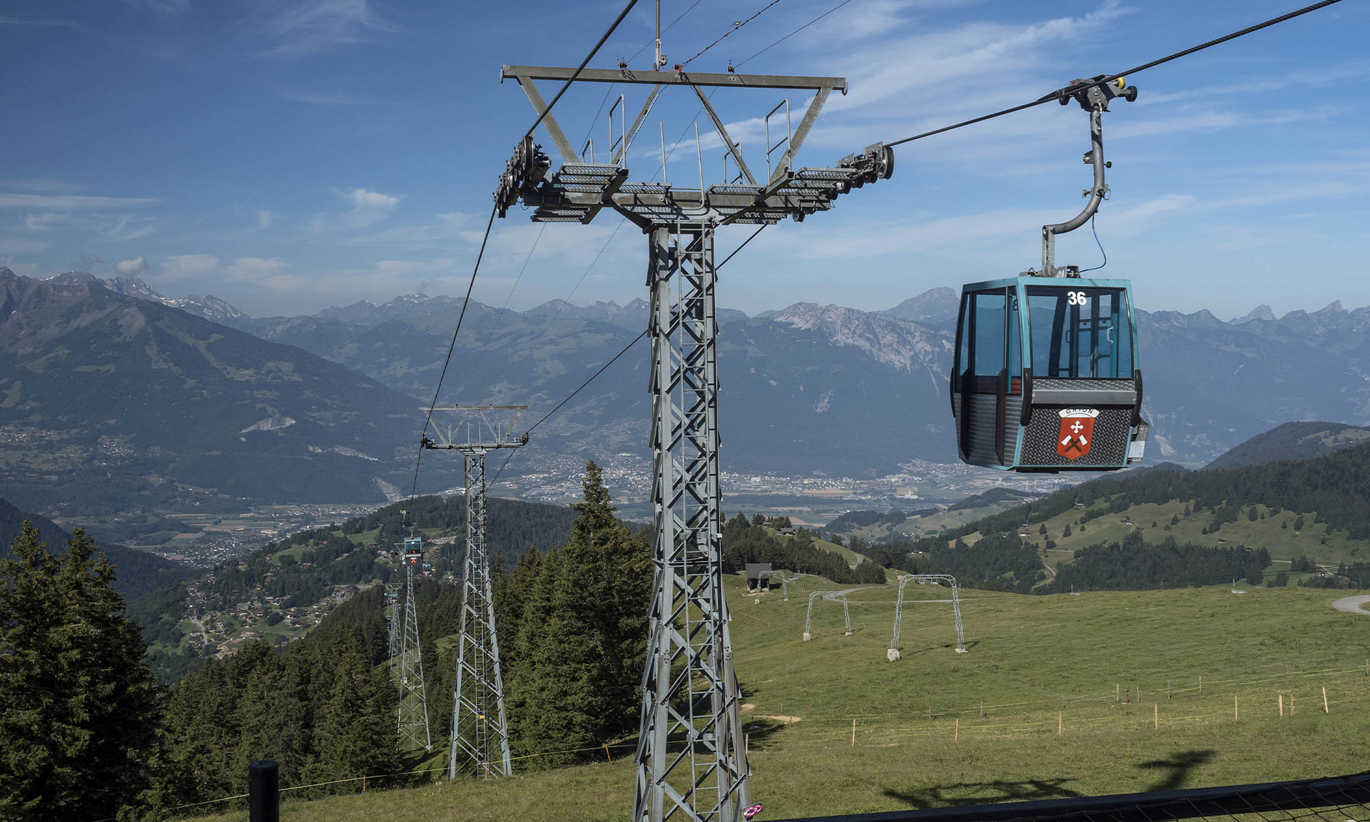 Télécabine Barboleuse – Les Chaux dans les Alpes vaudoises