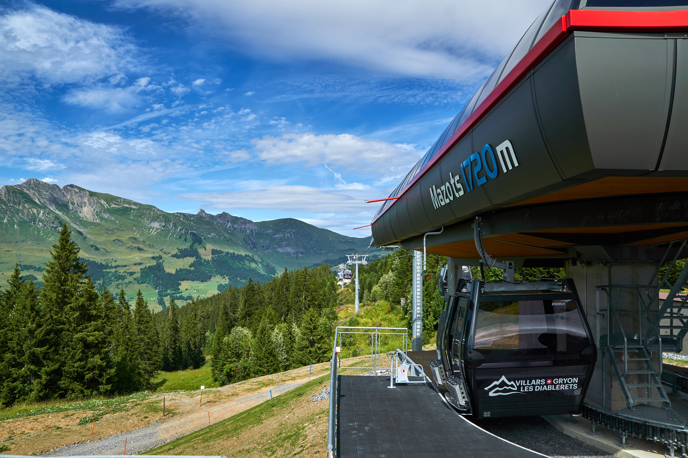Diablerets Express au secteur du Meilleret dans les Alpes vaudoises