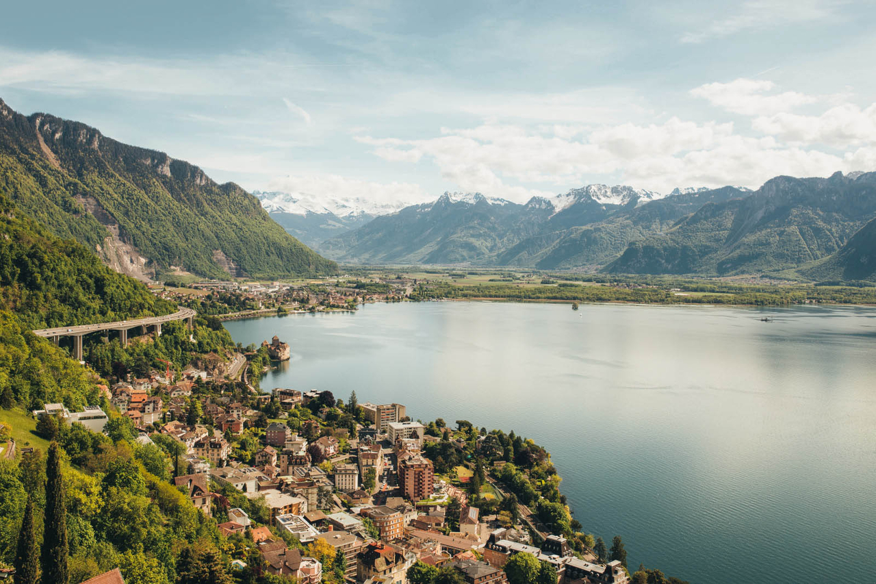 Vue Montreux Glion