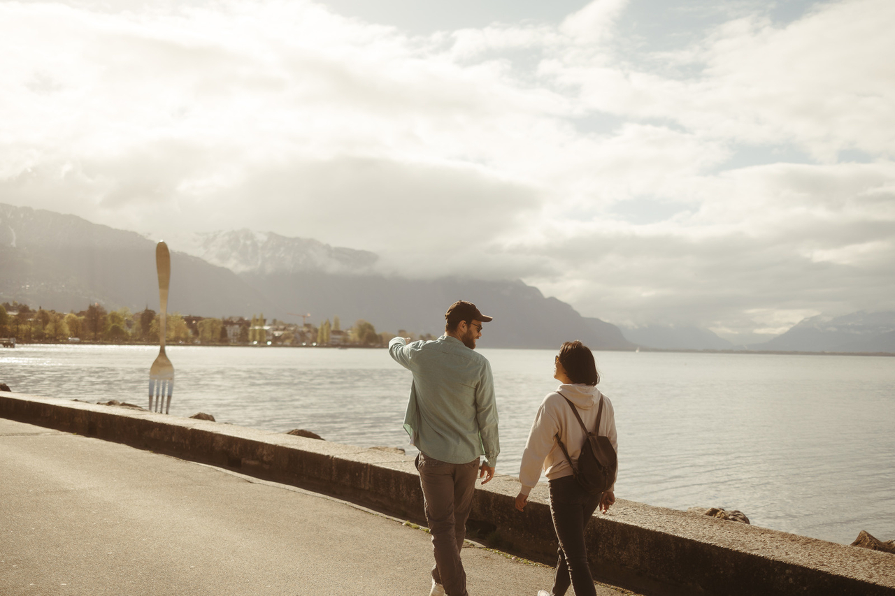 Vevey Bord du lac Fourchette