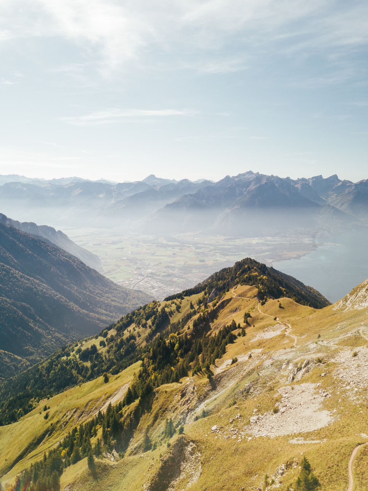 La vue époustouflante depuis les Rochers-de-Naye