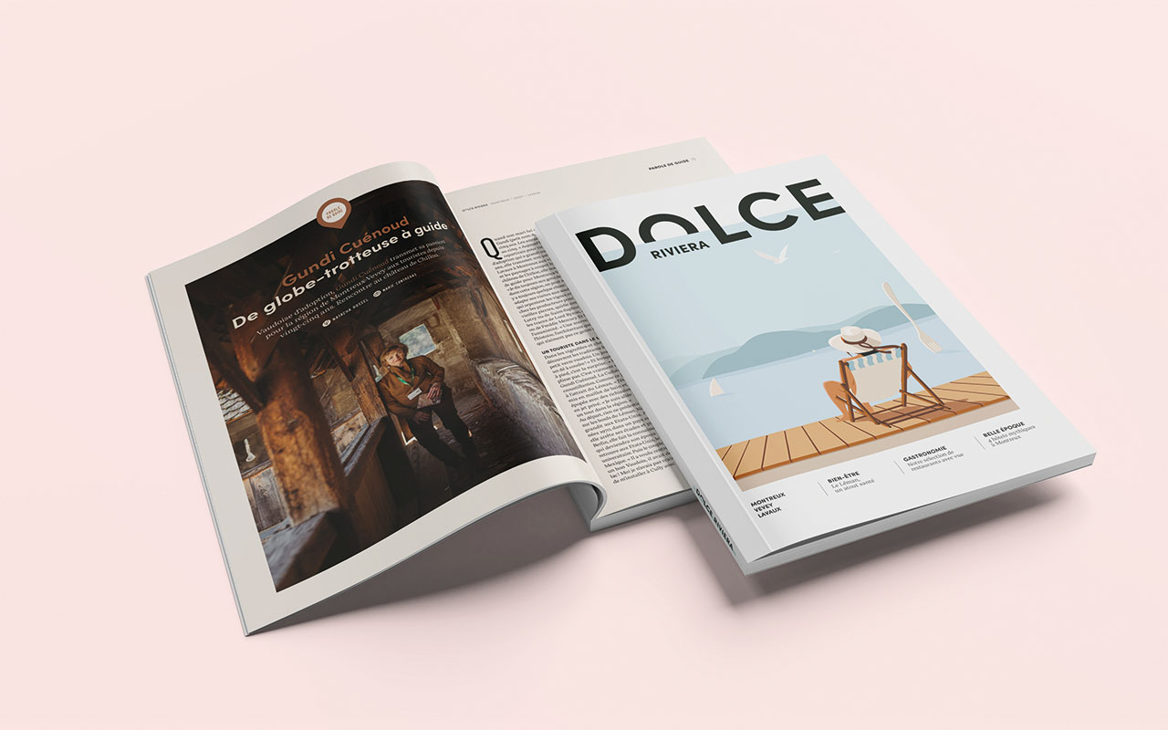 Dolce Riviera Mag Mockup