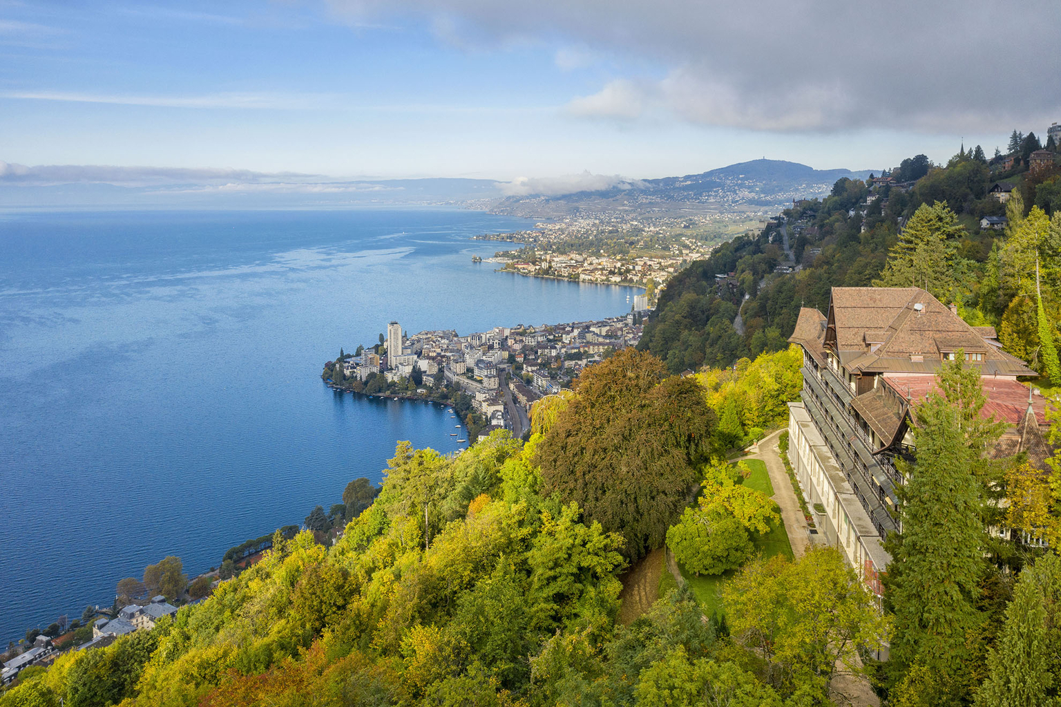 vue du ciel clinique Lémana