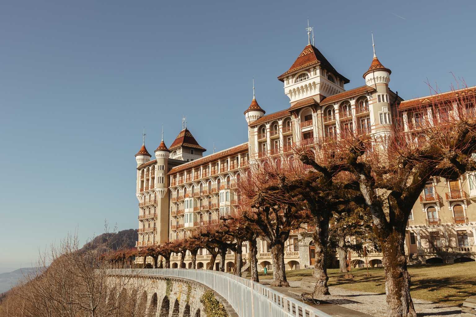 Caux Palace - Terrasse