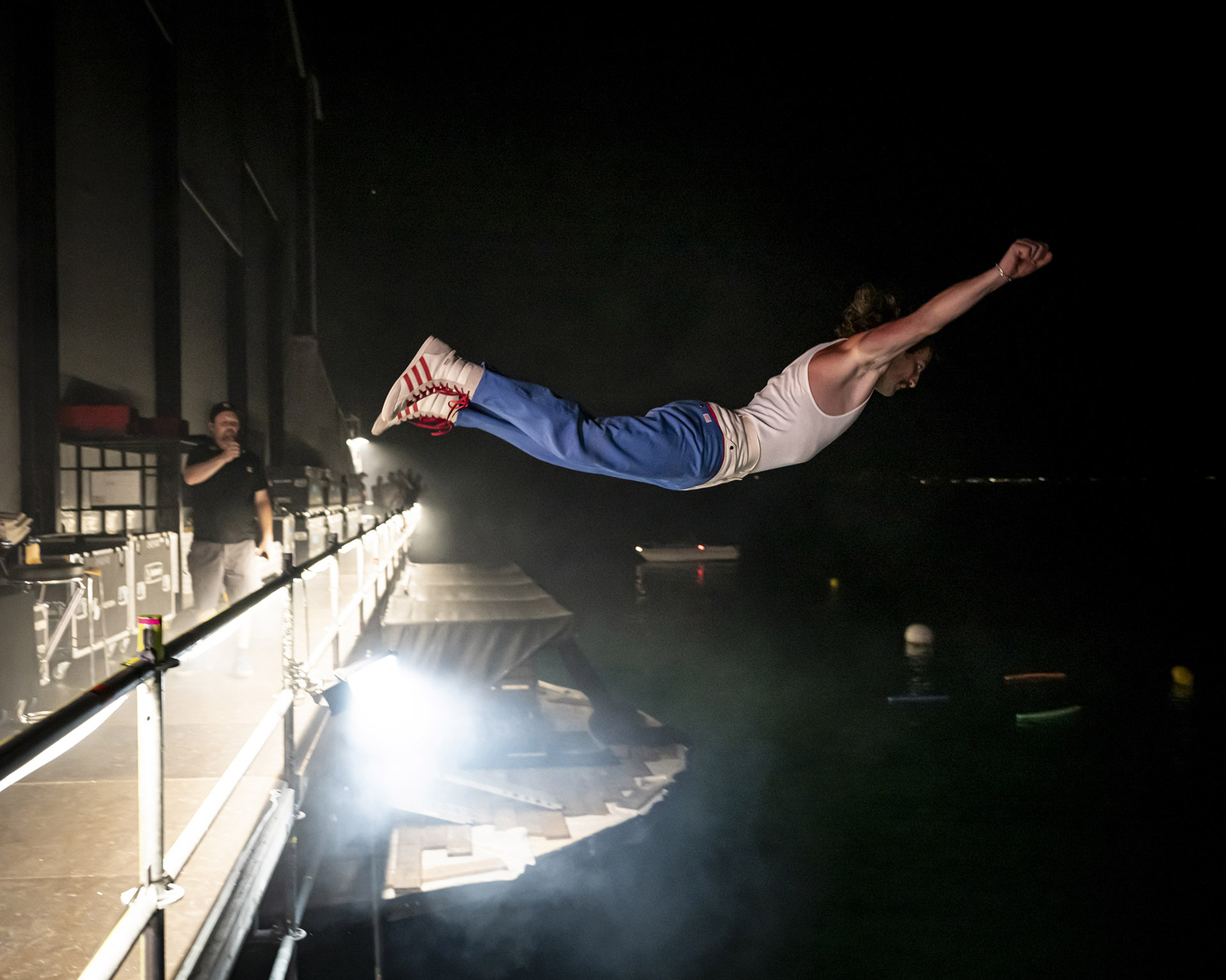 Benson Boone on stage of the Scène du Lac at the 59th Montreux Jazz Festival, 15th July 2025, (c) Emilien Itim