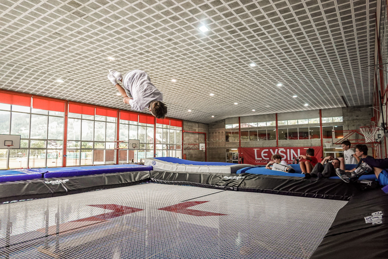 Trampoline Freestyle à Leysin