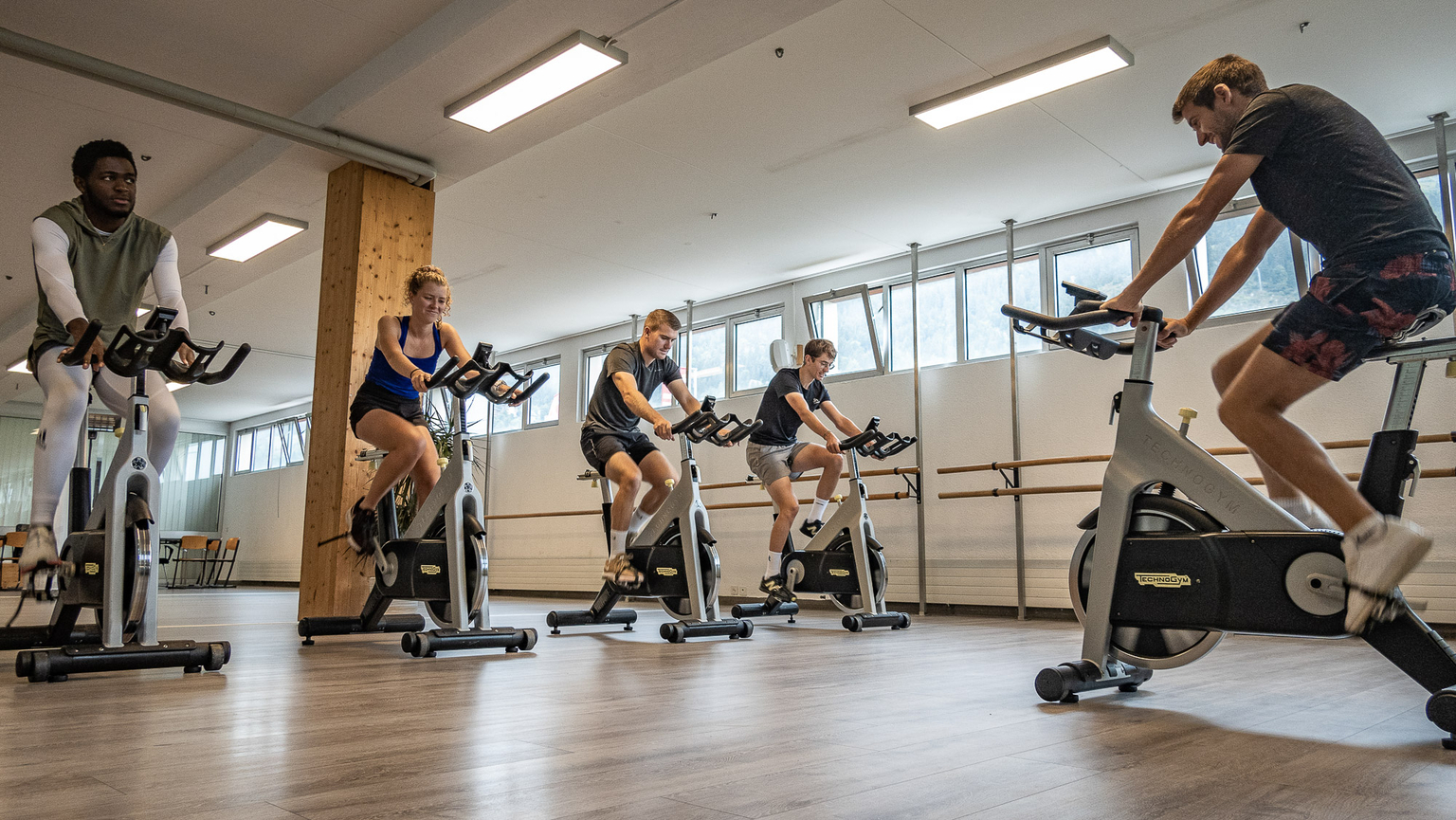 Aerobic Saal in Leysin