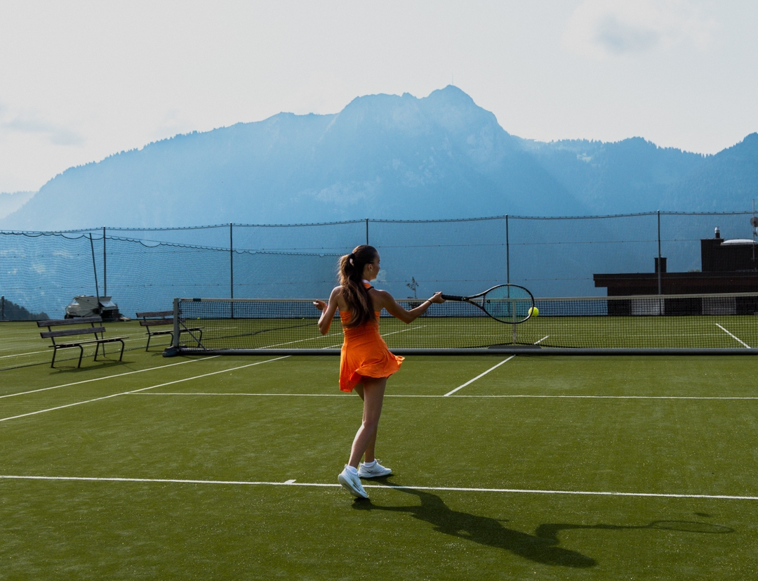 Tennis synthétique - Leysin