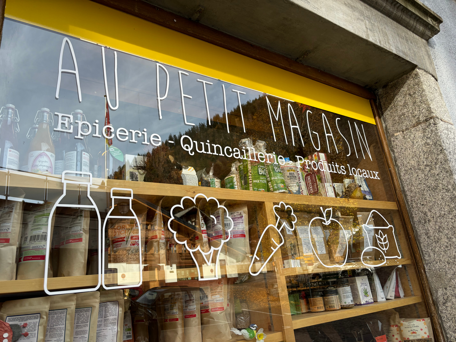 At the little shop