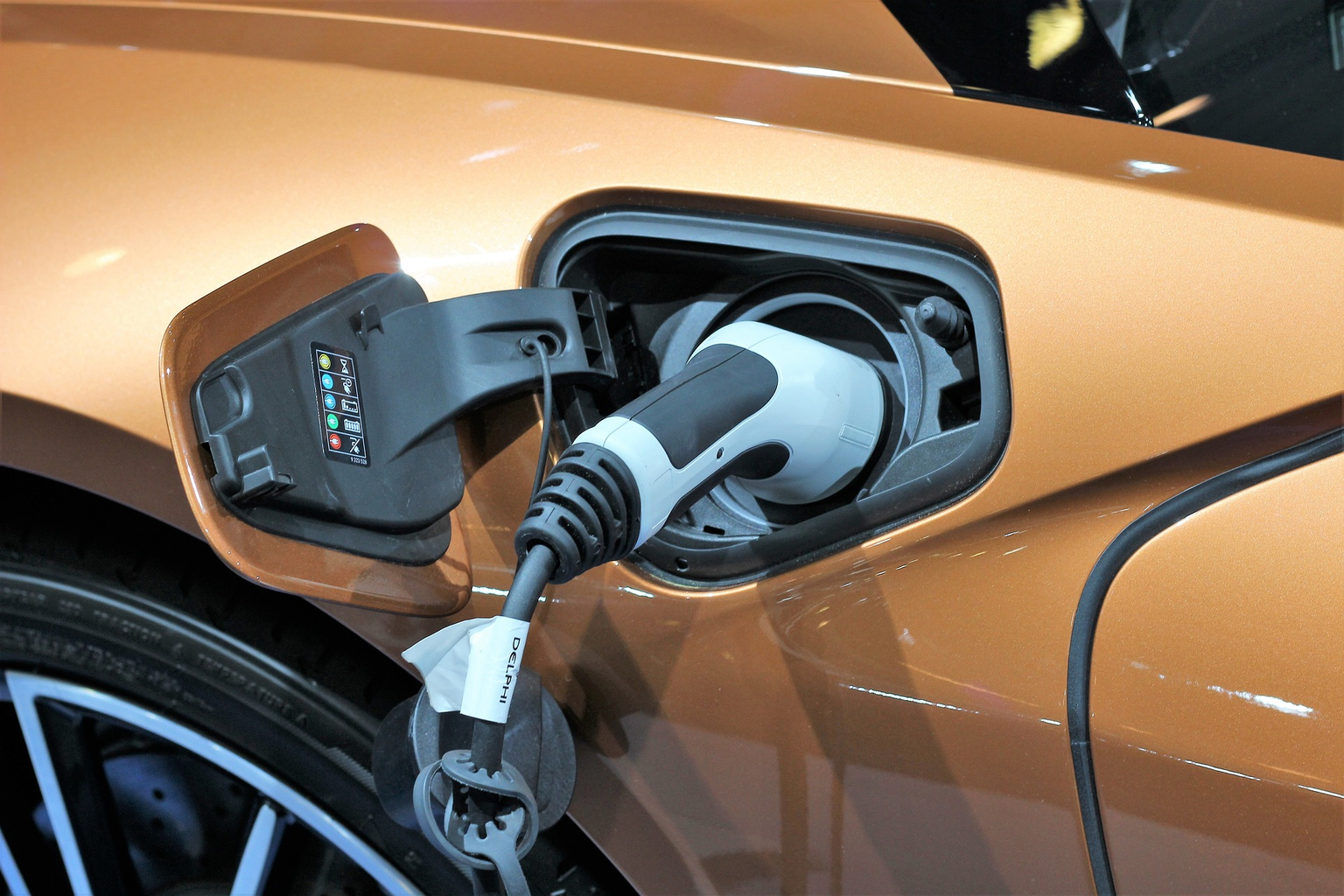 Electric vehicle charging station at Alphonse Mex Parking