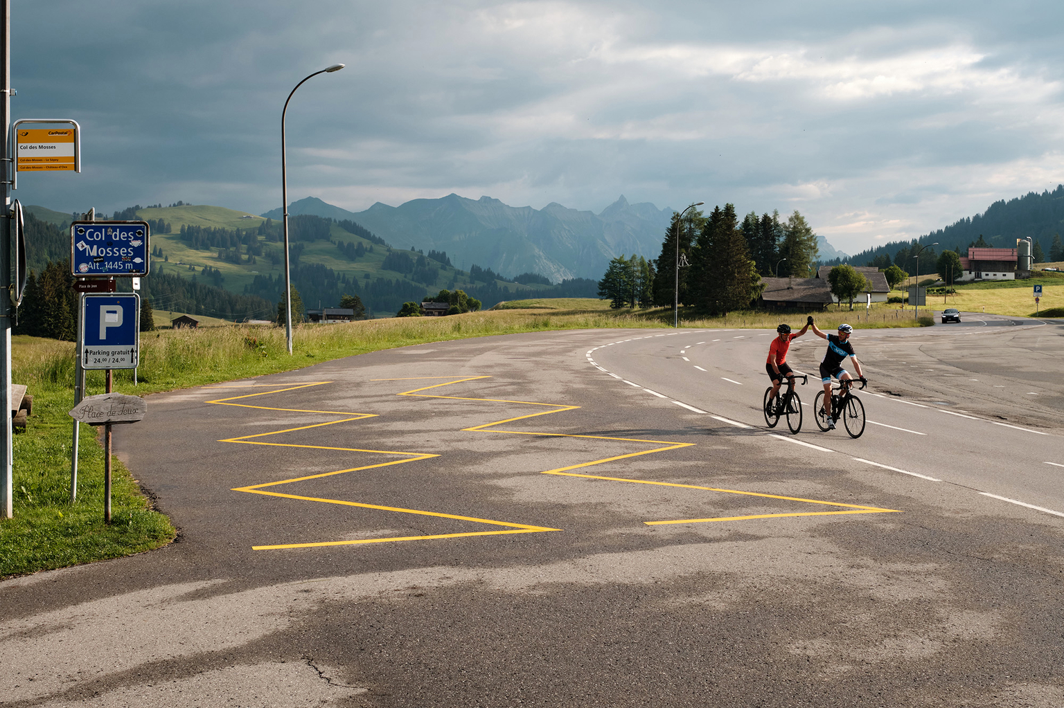 Die Rennradstrecken am Col des Mosses
