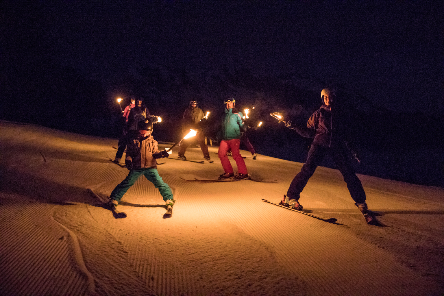 Fackel- oder Laternenwanderungen in den Waadtländer Alpen