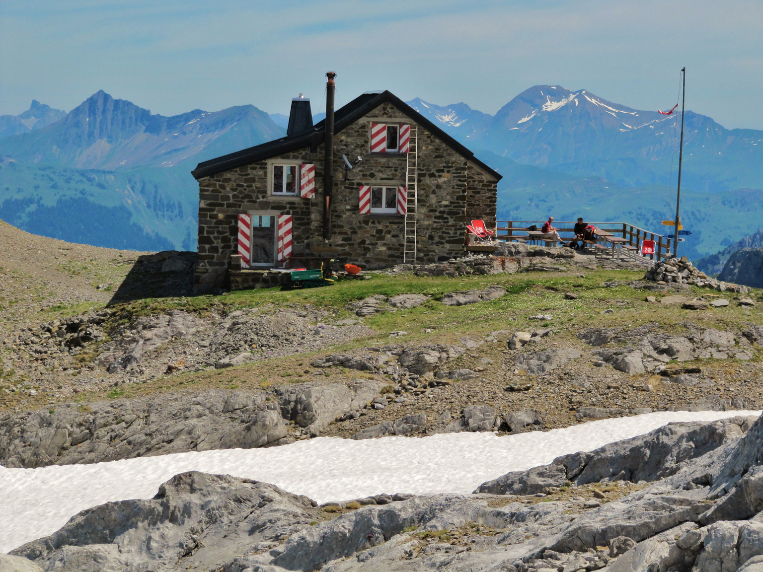 Brunch à la Cabane des Diablerets