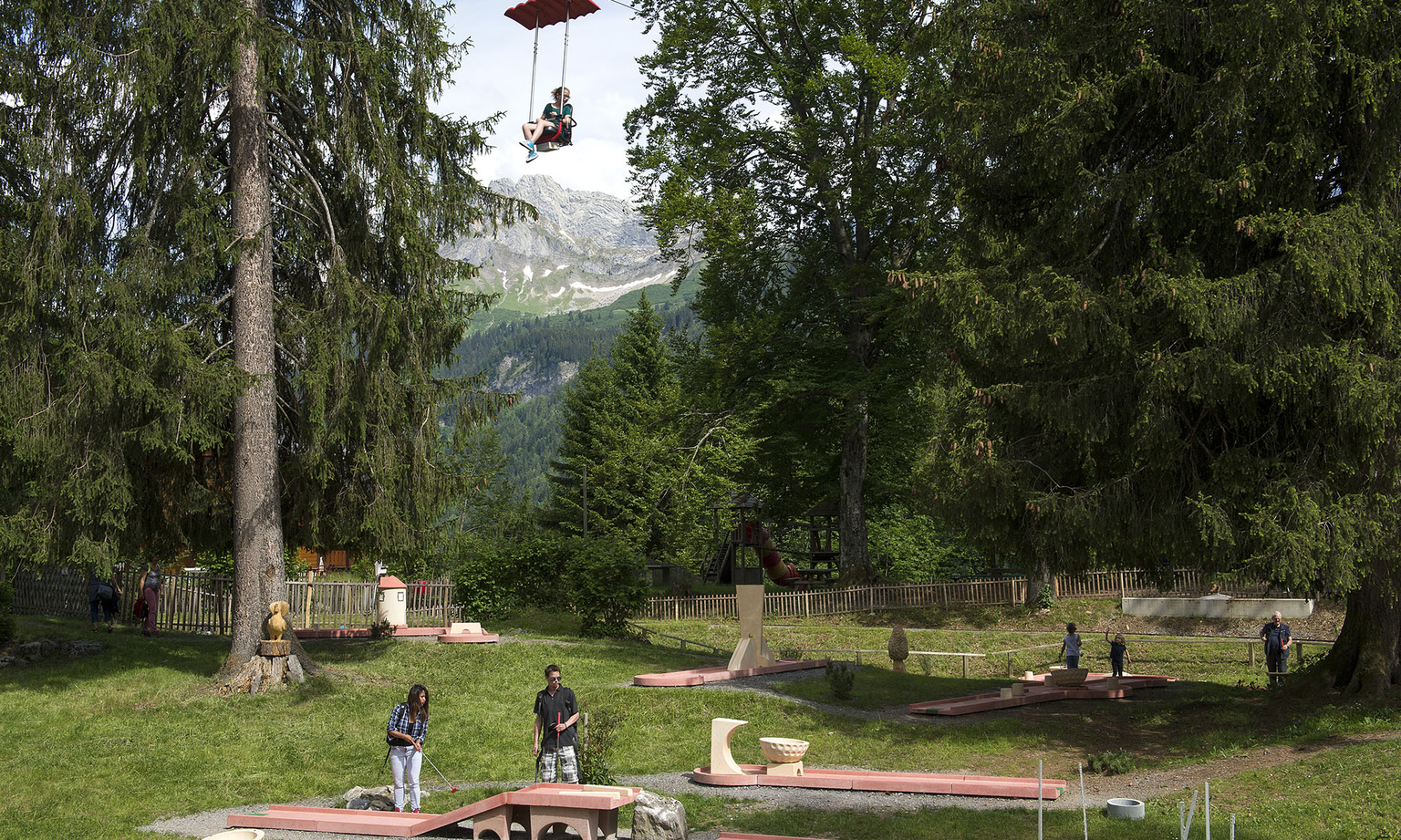 Spielplatz des Gryon Parc