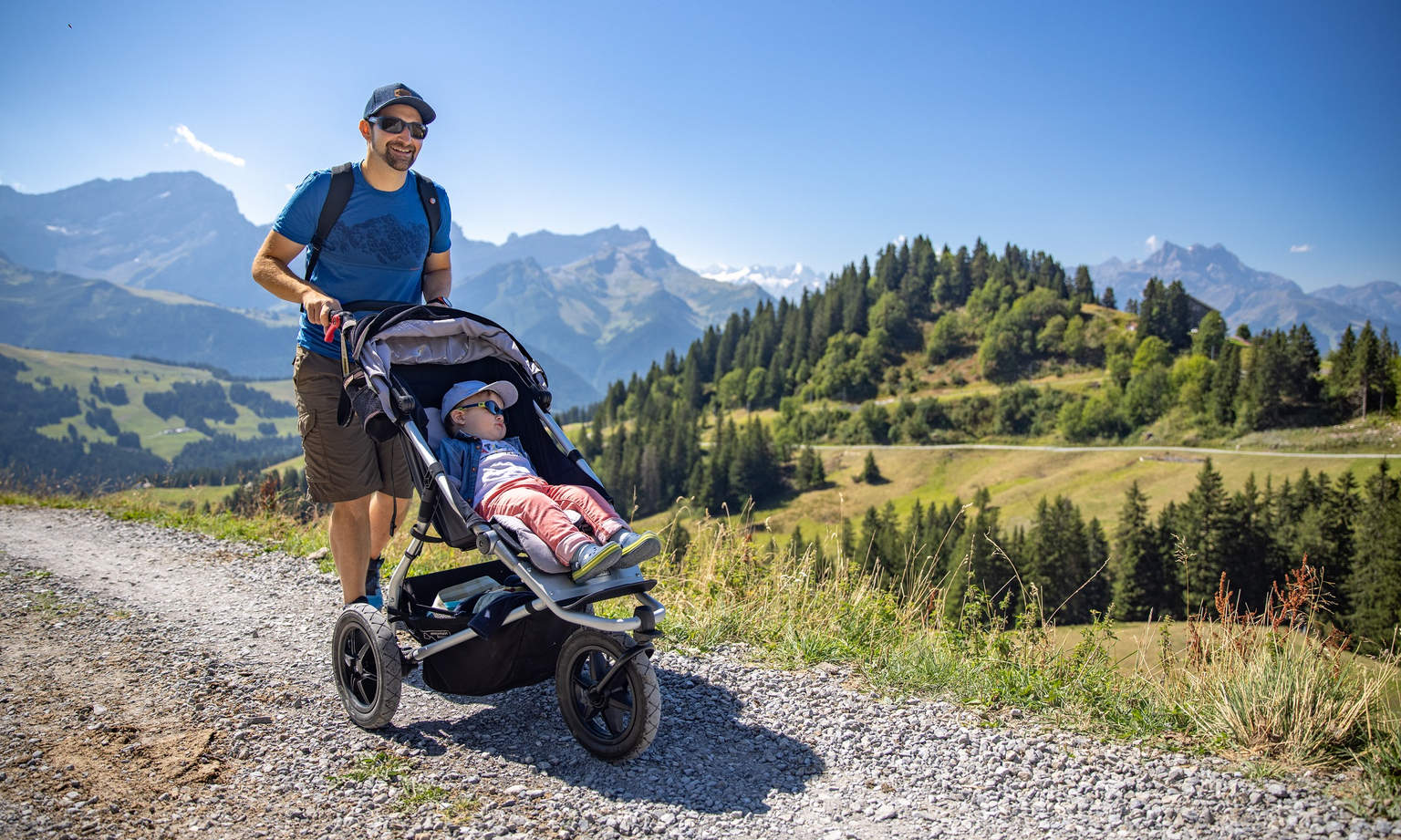 Kinderwagen-Wanderung
