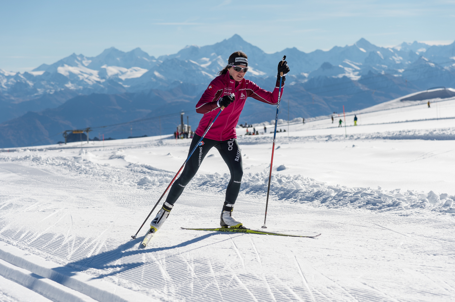 Glacier 3000 Langlaufloipe
