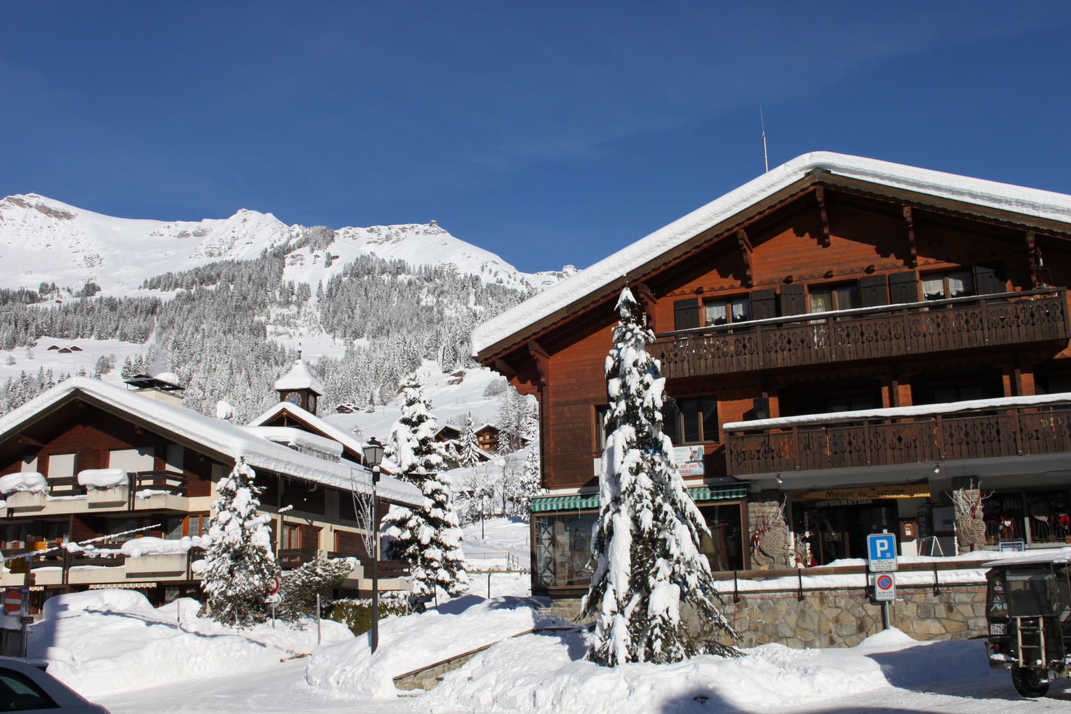 Les Diablerets - Vers l'Eglise - Le Rosex - Les Diablerets