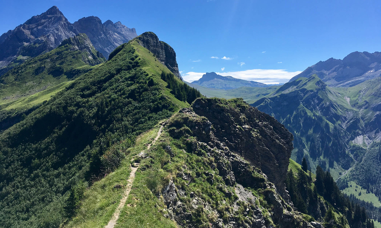 Chaux Ronde (Croix des Chaux) - Taveyanne (par la crête)