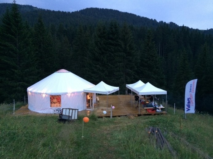 Team-building insolite dans la Yourte aux Diablerets