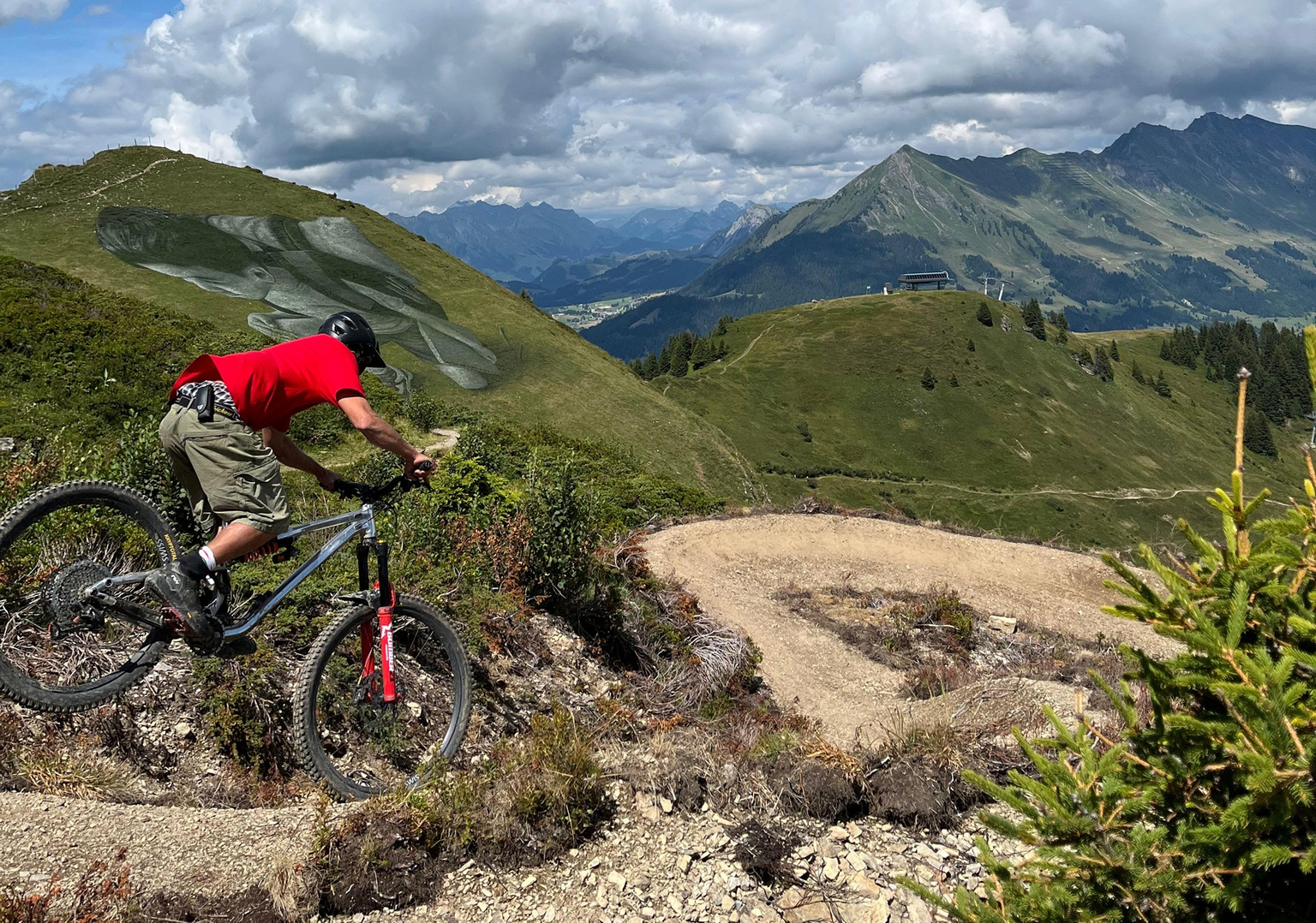 Piste de DH du Grand Chamossaire