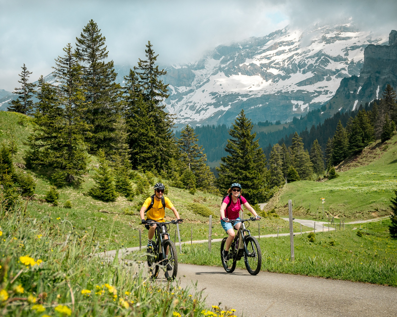 Tour of the summits - E-bike route