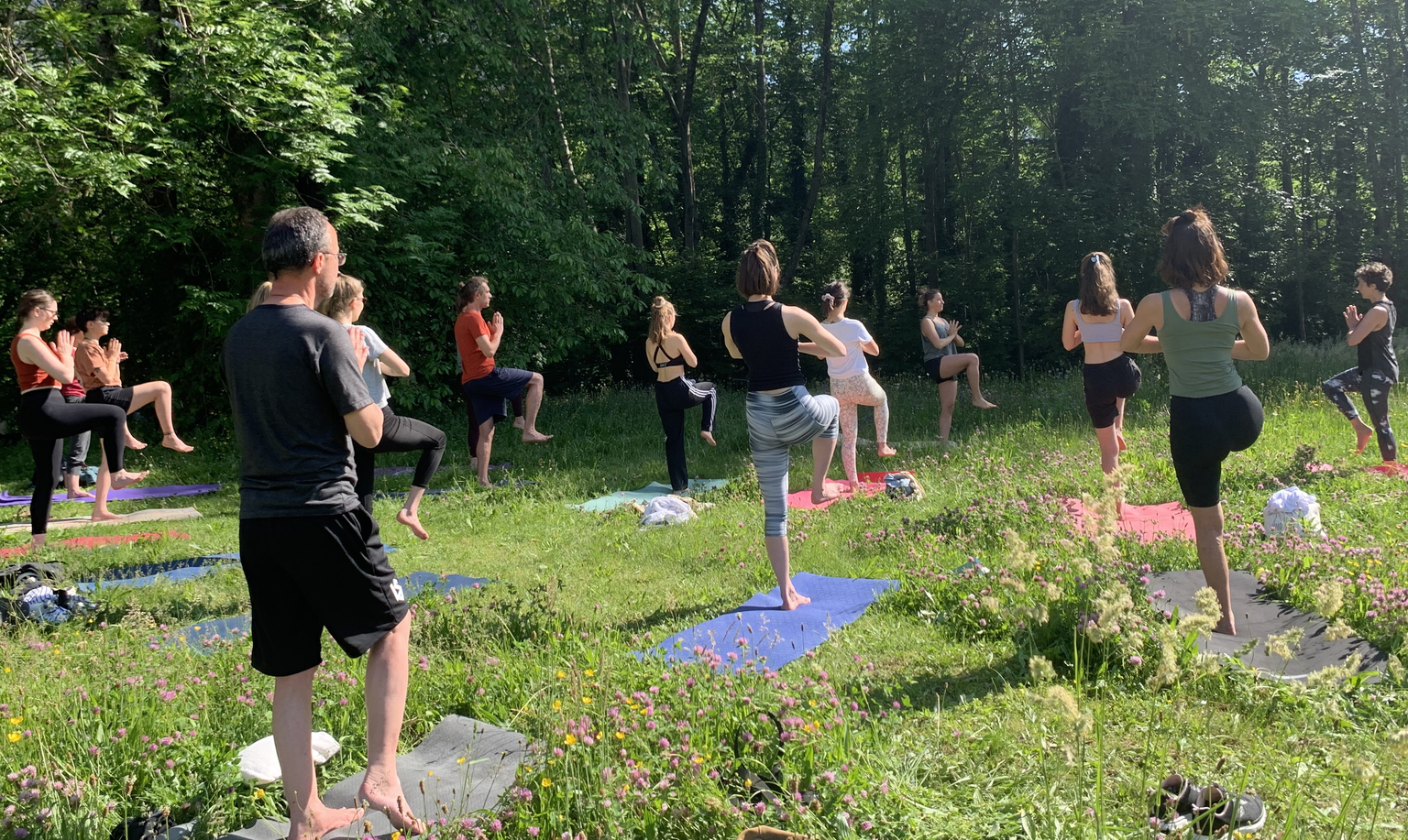 Yoga im Freien und Brunch in Les Diablerets