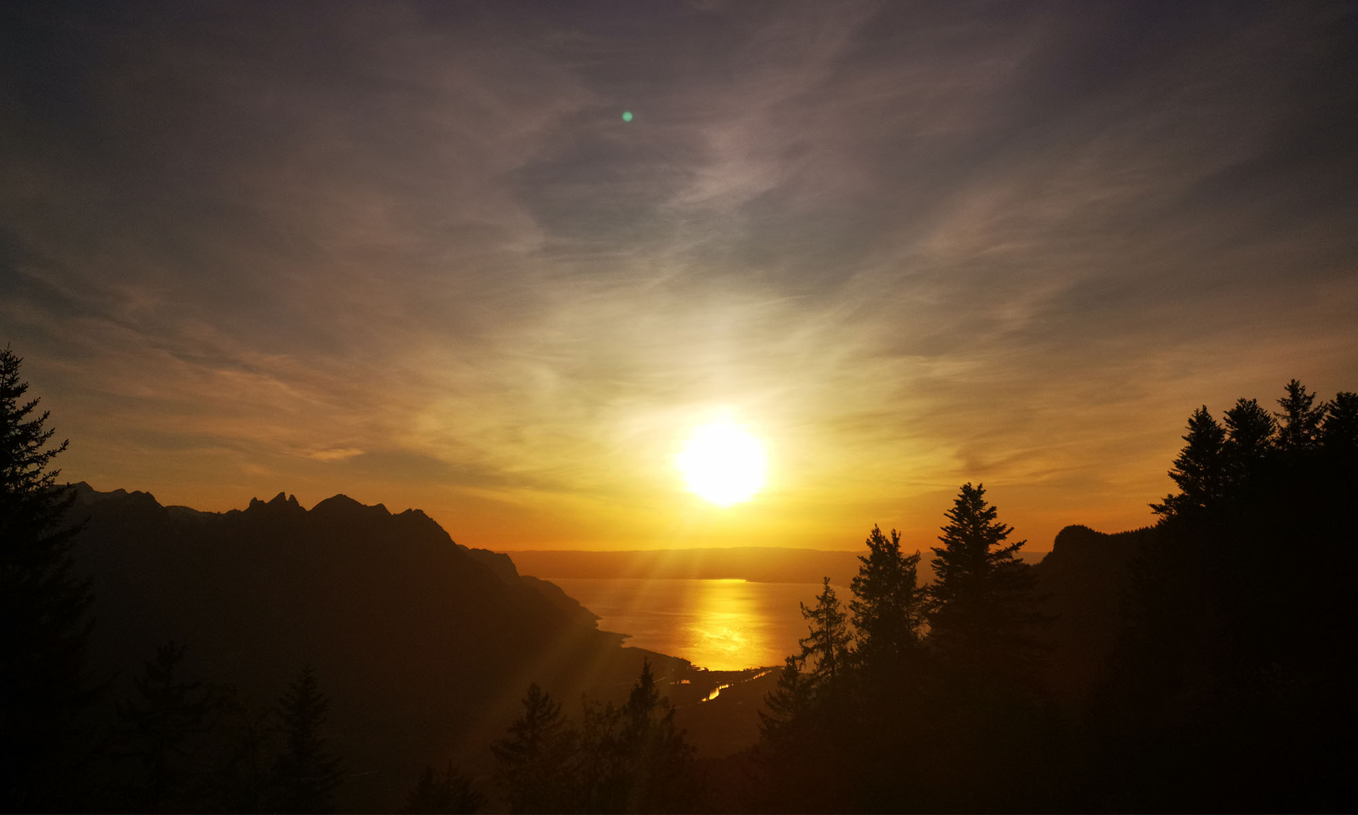 Coucher de soleil_Prafandaz - été - Leysin - Jonas Froment