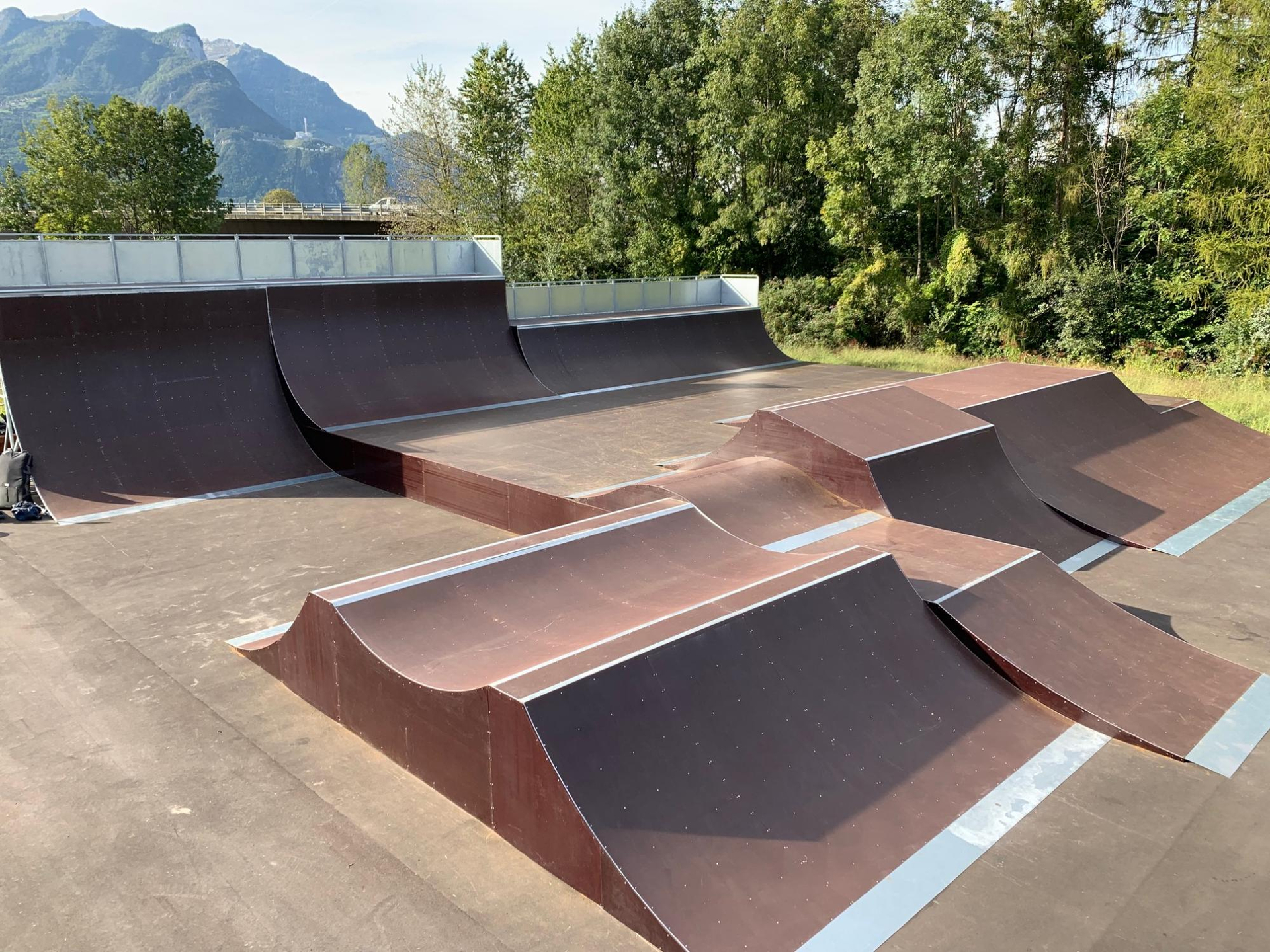 Skatepark du Centre Mondial du Cyclisme - été - Aigle