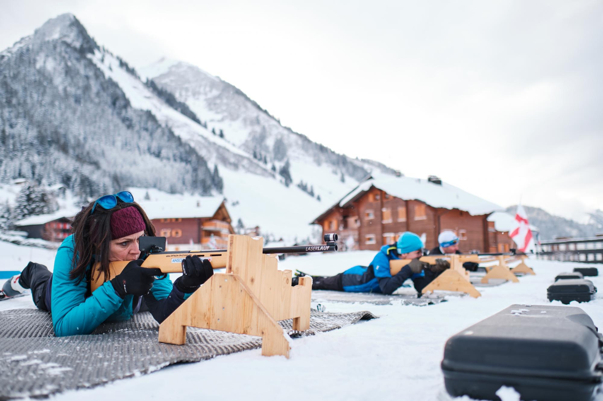 Les Mosses - Initiation au biathlon - hiver