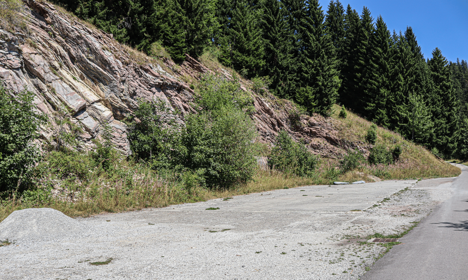 Parking du Lac de l'Hongrin