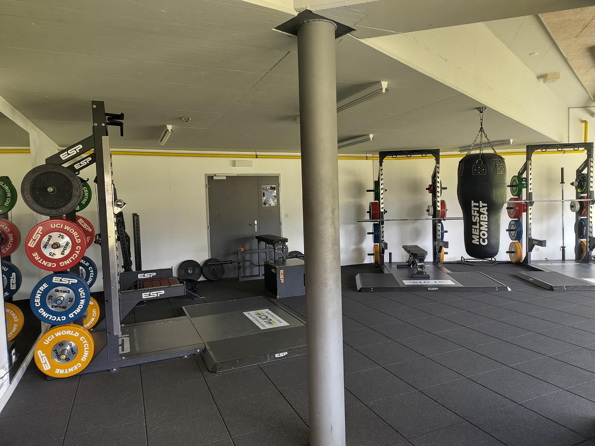 Salle de musculation du Centre Mondial du Cyclisme UCI