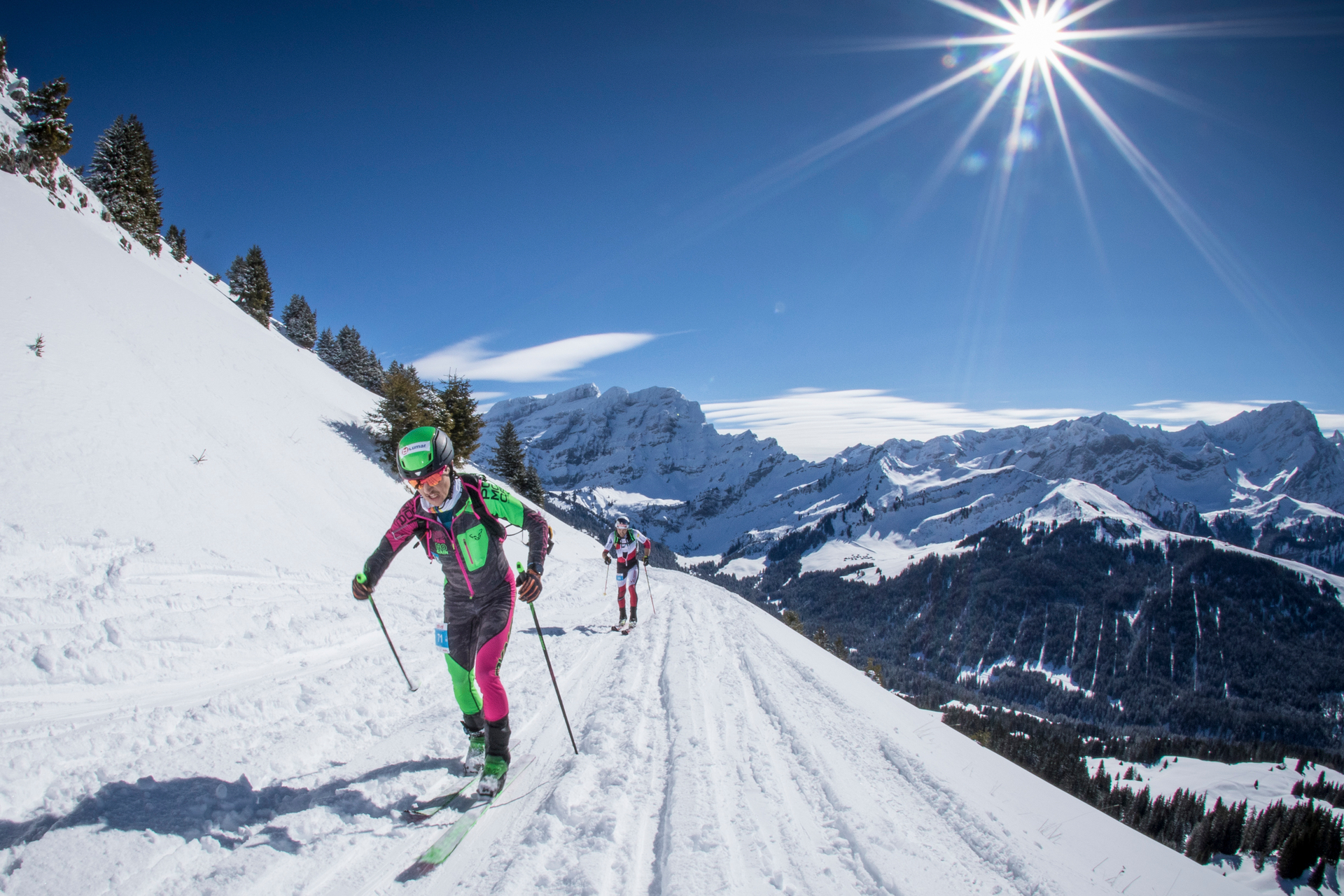 Ski mountaineering competitions in Villars