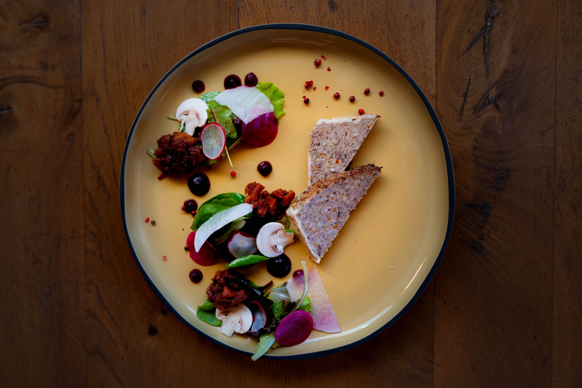 Entrée d'automne aux saveurs de la chasse