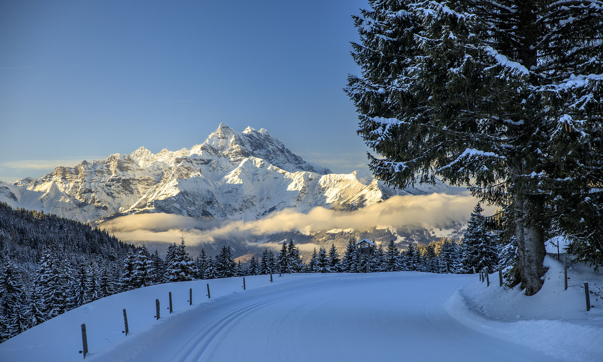 Raquettes-Rochegrise, le golf-hiver-Olivier Fatzer