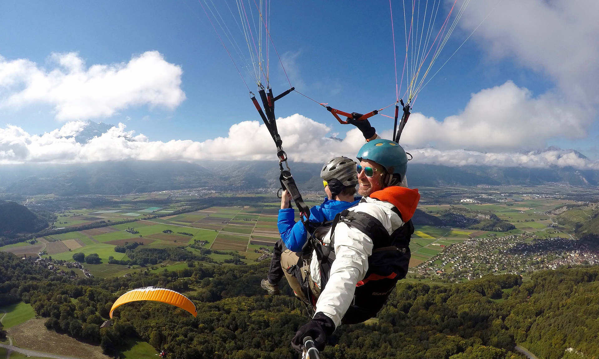 Vol parapente - Villars - été - Dimension3