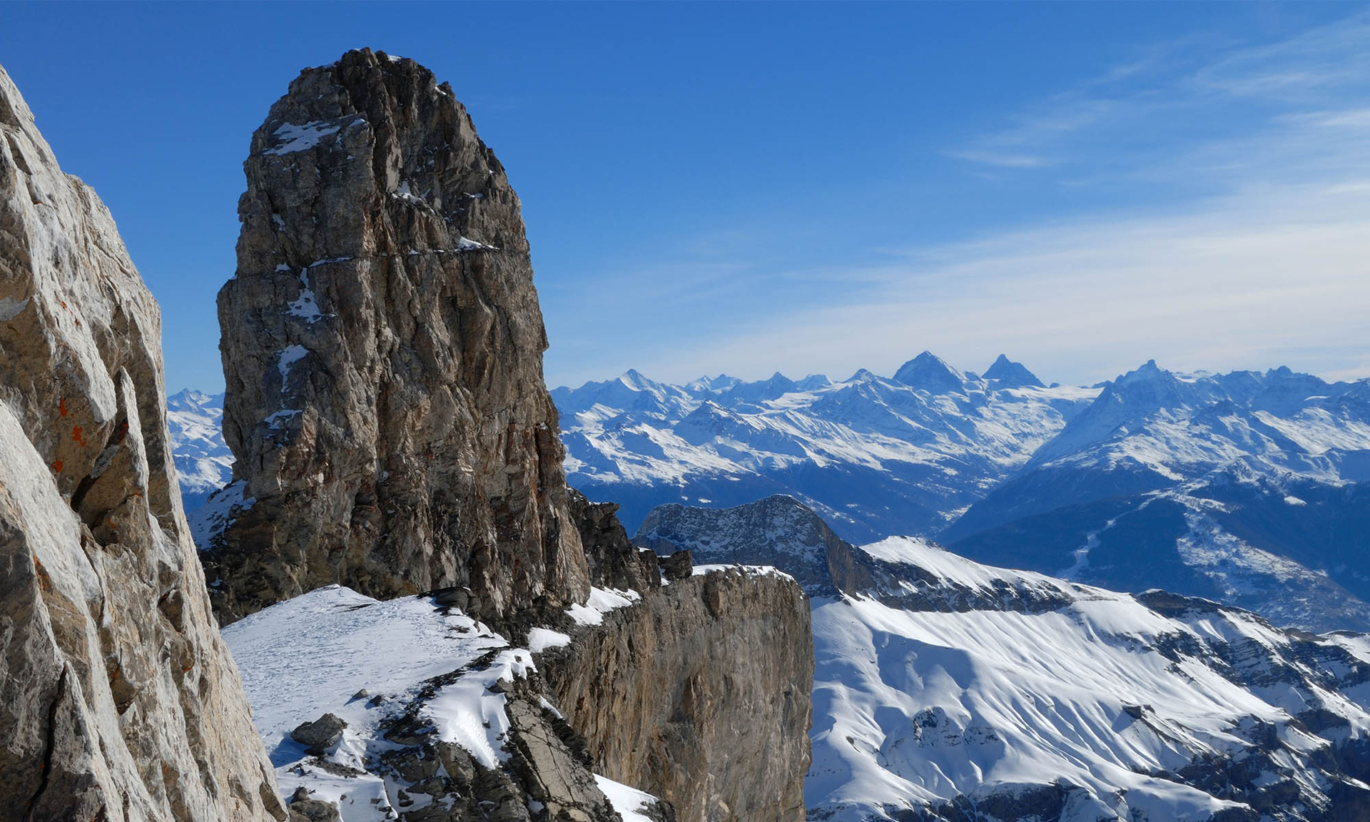 Quille - Glacier 3000 - hiver - Christophe Racat