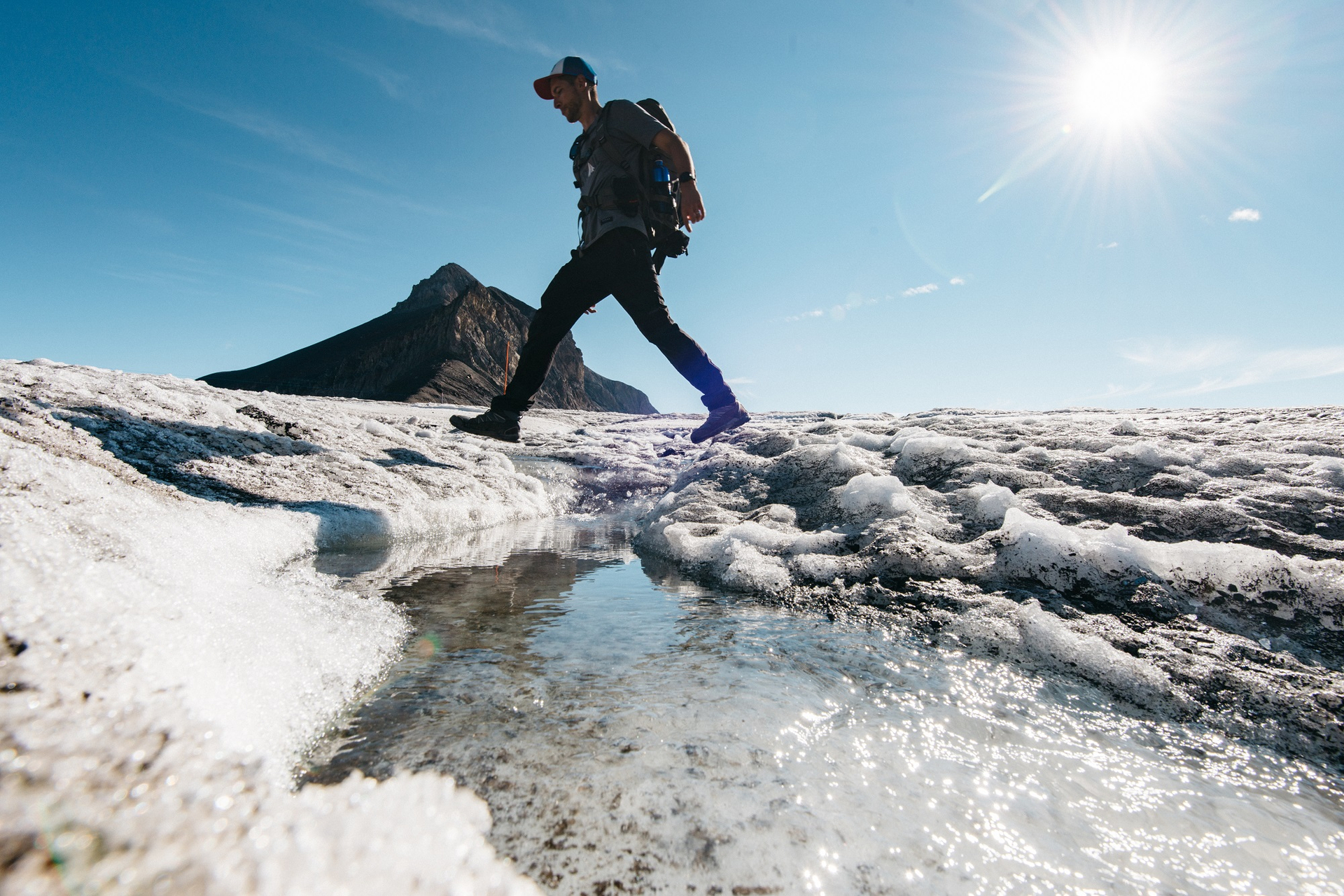 Wanderweg auf Glacier 3000