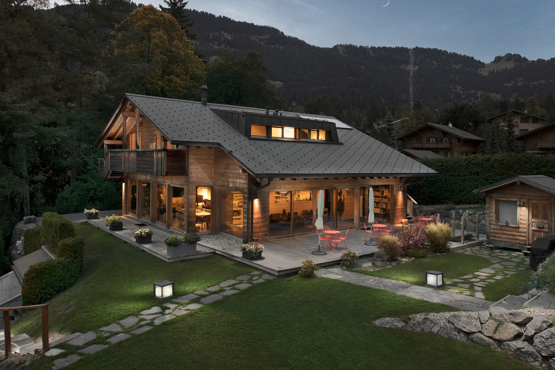 Chalet principal extérieur
