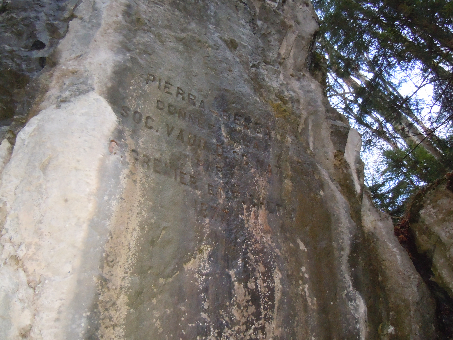 Bloc erratique des Dévens la Pierra Besse